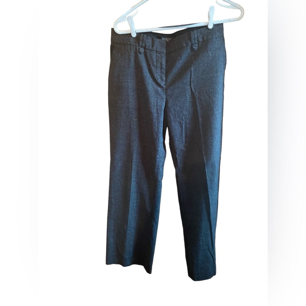 Women’s dark grey “Talbots” signature‎ flare, slacks, size 8,